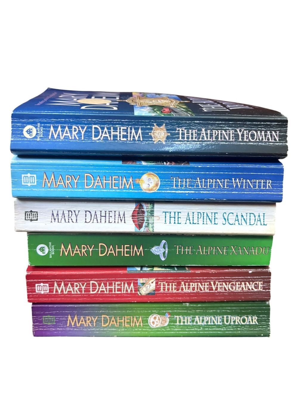 Mary Daheim Alpine Series Books Lot of 6 Emma Lord Mystery Fiction Novels